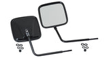 JEEP CJ/YJ/TJ/JK Outback Mirrors Pair 76-18 CJ and Wrangler YJ/TJ/JK Powdercoat Black Kentrol