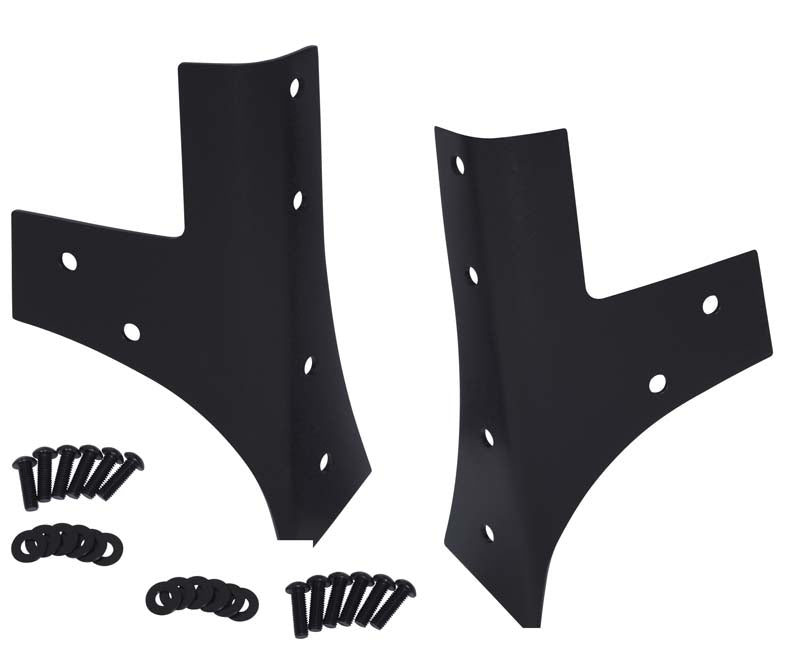 Jeep JK Windshield Supports Pair 07-18 Wrangler JK Textured Black Kentrol